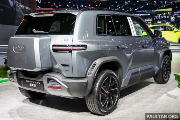 Denza B3 in Thailand – BYD Tai 3 has military looks, is actually a C-segment EV SUV with 501 km CLTC range