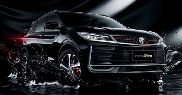 Proton X50 2026 dapat warna Quartz Black sebagai pilihan standard — Black Edition sangat popular