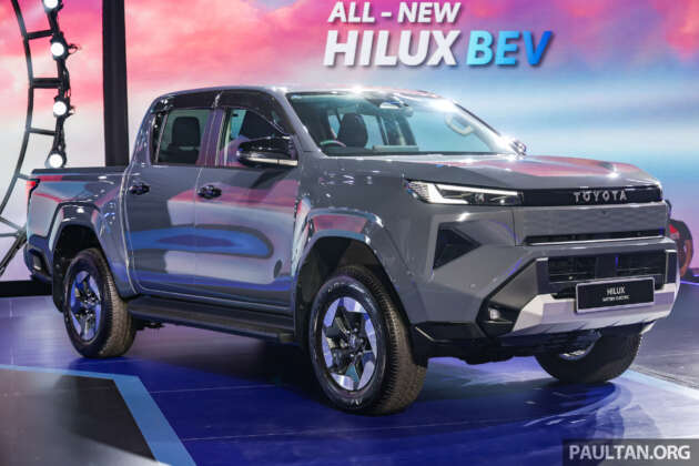 Toyota Hilux EV 2026 dilancar di Malaysia — 59.2 kWh, 196 PS, 257 km jarak WLTP, CBU Thailand; RM226k