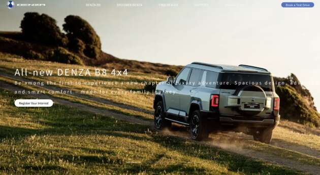 Denza B8 registration of interest open in Malaysia – 3-row PHEV 4×4, 748 PS/760 Nm, 125 km CLTC EV range