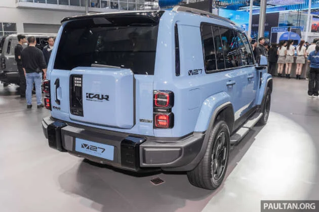 iCaur V27 spotted in Malaysia – RHD RWD unit, 252 PS/300 Nm 1.5T REEV SUV, launching as CKD?