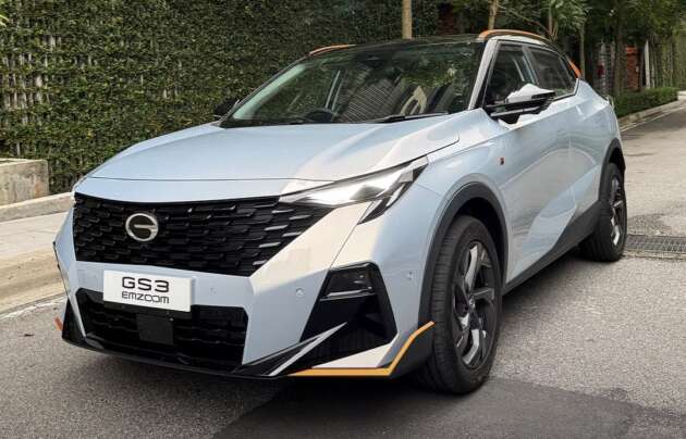 GAC GS3 Emzoom dikemaskini di M’sia — Premium R gril baru, warna dua-tona; harga kekal dari RM117k