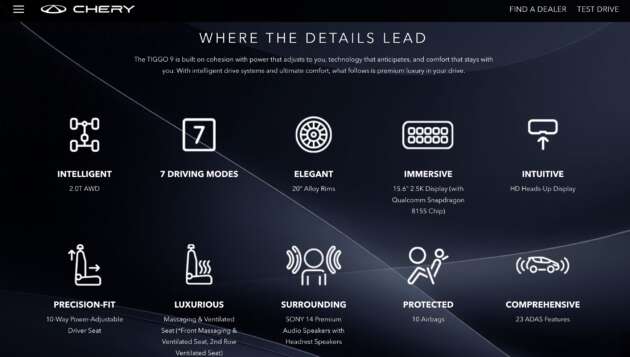 Chery Tiggo 9 teased – flagship D-SUV launching soon in M’sia, 2.0T AWD, massage seats, Sony 14-speaker