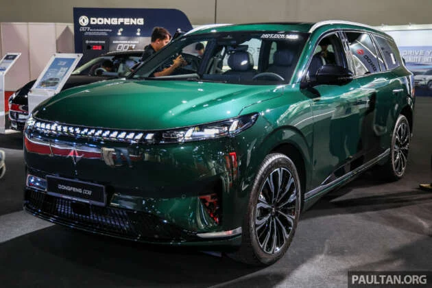 Dongfeng 008 SUV previewed in Malaysia at KLIMS – high-end 5m-long six-seater EV with 520 km range