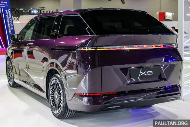 2026 Xpeng X9 at KLIMS – seven-seater MPV in 2WD, AWD variants, up to 615 km WLTP; RM281k-RM336k