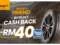 Purchase Continental or General Tire branded tyres and refer a friend to earn up to RM80 rewards in total