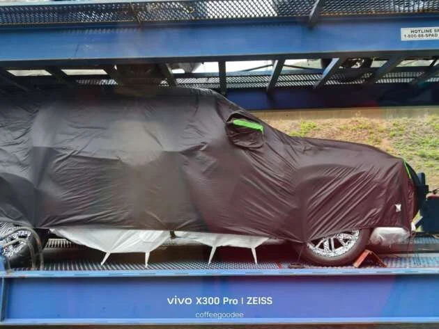 Proton Saga Cross (AMA02) spyshots – more images show larger wheels for higher trims, Sailun tyres