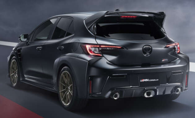 Toyota GRMN Corolla didedah – hanya 6MT, 2 tempat duduk, lebih ringan, kit aero lebih agresif, tork 415 Nm