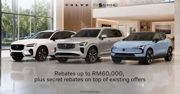 Volvo Secret Sales kembali di Sisma Auto dari 5-7 Jun — rebat hingga RM60k, rebat khas acara, hadiah