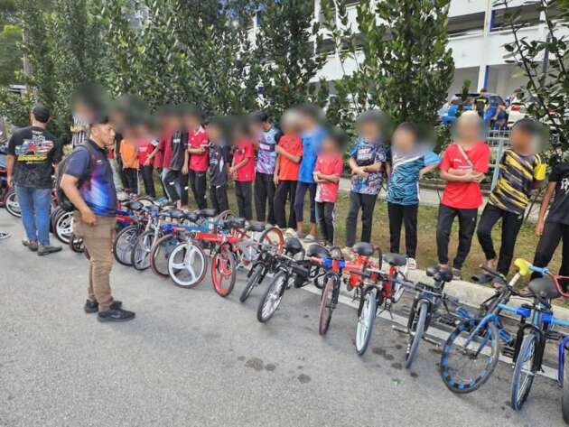 Traffic police seize 25 basikal lajak, issue 24 summones