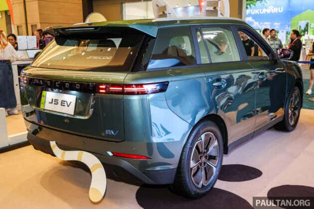 Jaecoo J5 EV previewed in Malaysia – pet friendly SUV with 211 PS, 402 km WLTP range, CKD from launch