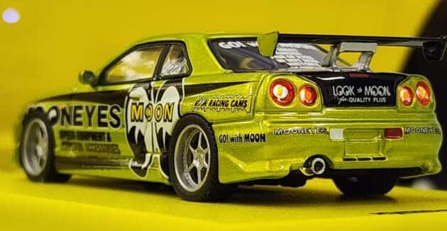 1:64 Kyosho Mooneyes R34 diecast official launch at 2026 Art of Speed Festival this August 1st at MAEPS