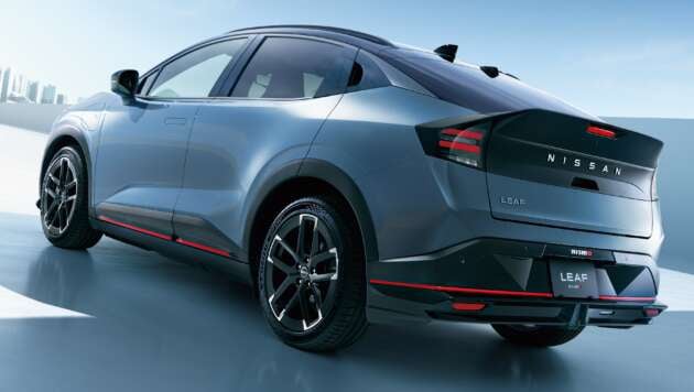 2026 Nissan Leaf Nismo in Japan – no more power/range, but with sportier looks, chassis; Nismo mode and regen
