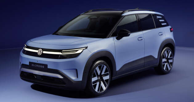 Volkswagen ID. Cross – compact crossover EV with up to 52 kWh battery, 105 kW DC; 427 km range WLTP