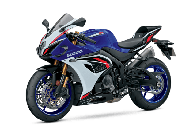 Suzuki shows 40th Anniversary GSX-R1000, with Eu5+