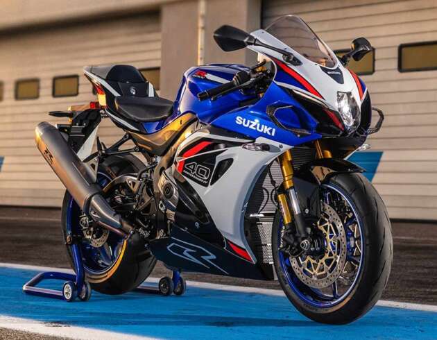 Suzuki shows 40th Anniversary GSX-R1000, with Eu5+