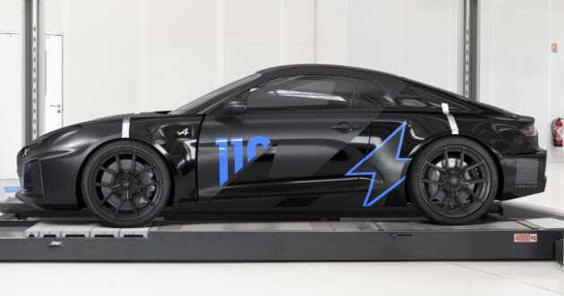 Alpine A110 Future – development mule for next-generation battery-electric sports car revealed