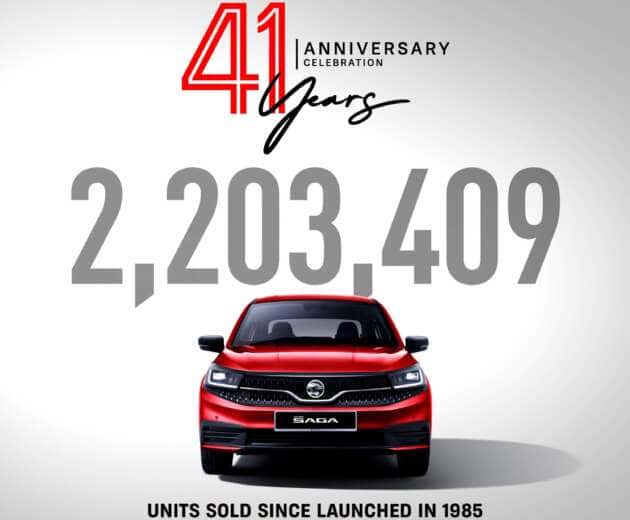Happy 41st, Proton Saga – 2,203,409 sold since 1985