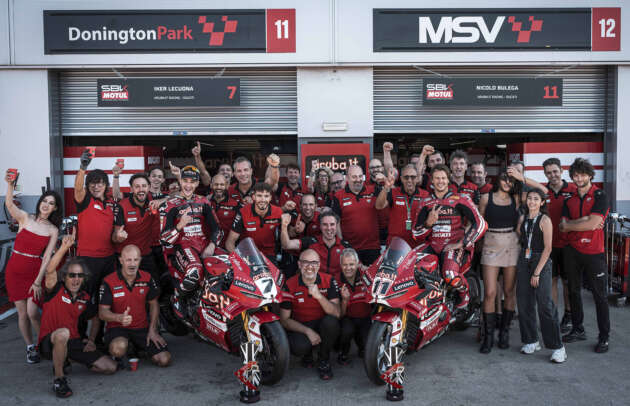 Ducati wins fifth consecutive WSBK team title