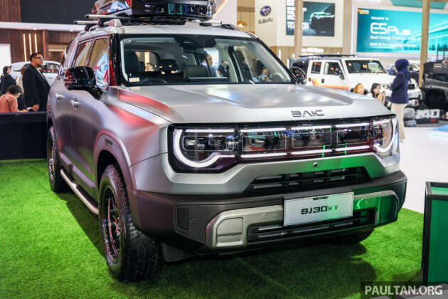 BAIC BJ30 Hybrid at GIIAS 2026 – 1.5 turbo, FWD/AWD, two-speed DHT, up to 409 PS/685 Nm, RM121k-134k