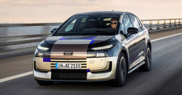 2026 Audi A2 e-tron previewed – 400V system; up to 326 PS, 545 Nm, 450 km WLTP expected EV range; fall debut