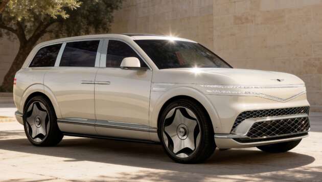 Genesis GV90 – flagship Rolls-Royce-rivalling EV SUV, suicide doors, swivelling seats, 666 PS, 500 km range