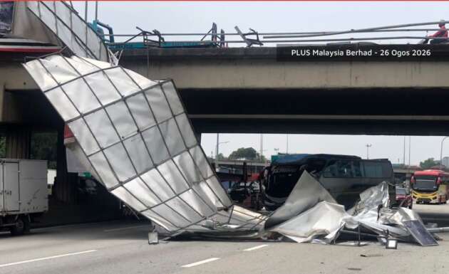 Lorry accident at NKVE Subang to Shah Alam southbound – 3 lanes blocked, traffic backed up 5km