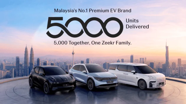 Zeekr Malaysia celebrates 5,000 deliveries with optional 8-yr warranty, fr RM5k – existing owners buy by Sept 30