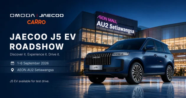 Jaecoo J5 EV Roadshow by Omoda Jaecoo Carro at AEON AU2 Setiawangsa