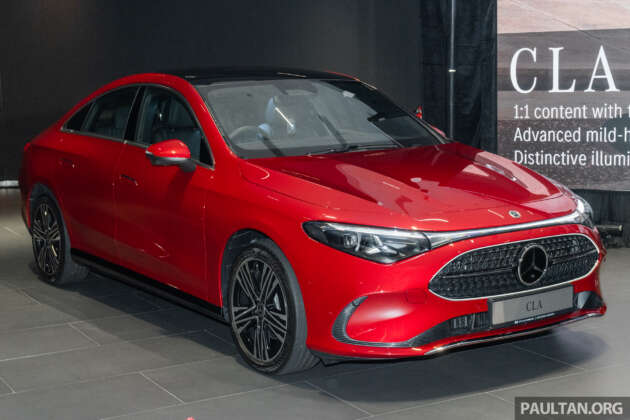 2026 Mercedes-Benz CLA200 hybrid previewed for Malaysia – C178, 184 PS, same specs as EV, RM275k est