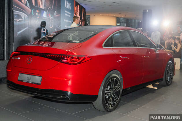 2026 Mercedes-Benz CLA200 hybrid previewed for Malaysia – C178, 184 PS, same specs as EV, RM275k est