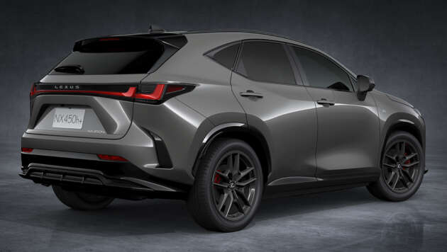 2027 Lexus NX facelift – hybrid only, NX450h+ PHEV gets 100 km WLTP EV range, DC charging; ES styling, tech