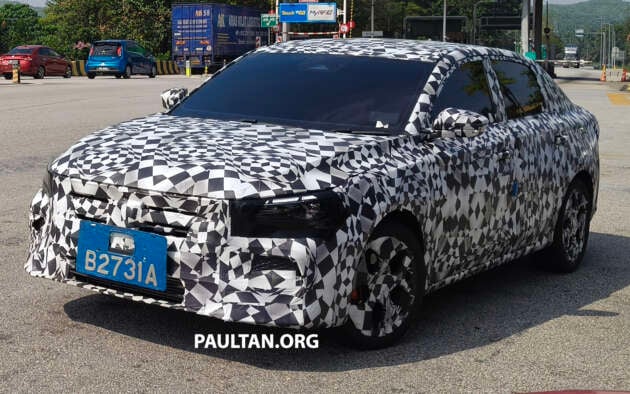 2027 Proton S70 MC2 turbo facelift spied yet again – sportier face; top-spec red brake callipers, new wheels