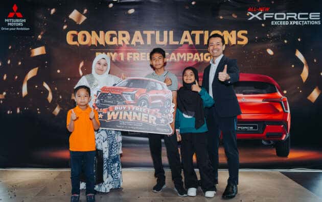 Ipoh woman gets two Mitsubishi Xforce in B1F1 contest