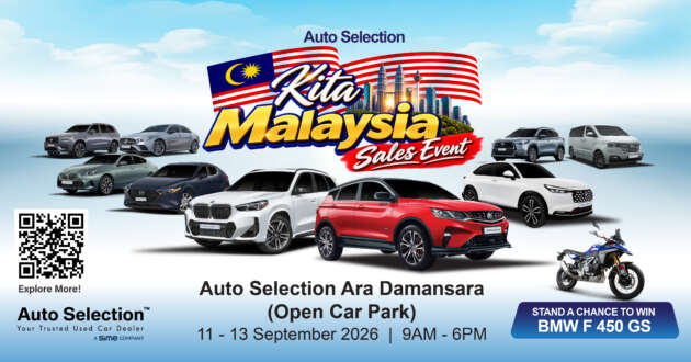 Great deals from Auto Selection Kita Malaysia in Ara Damansara, Sept 11-13 – win a BMW Motorrad F450 GS!