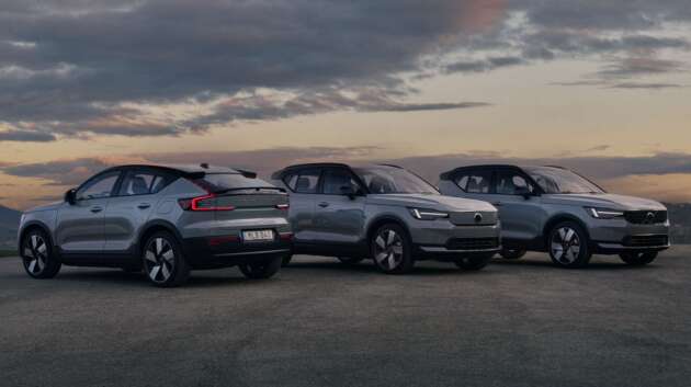 Volvo XC40, EX40, EC40 facelifted for 2027 – subtle exterior changes, bigger screen with Google Gemini AI