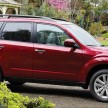2012 Subaru Forester pricing revised in Malaysia