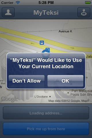 MyTeksi: book a taxi in Malaysia using an app