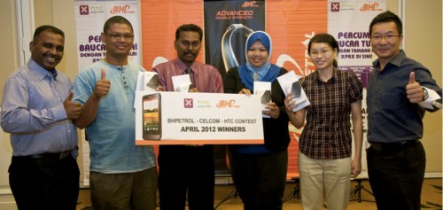 BHPetrol-Celcom-HTC BHPetrol gave away tons of prizes to April’s winners