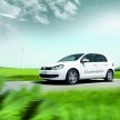 Electric Volkswagen Golf Blue-E-Motion prototype – a preview test drive in Wolfsburg, Germany