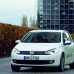 Electric Volkswagen Golf Blue-E-Motion prototype – a preview test drive in Wolfsburg, Germany