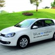Electric Volkswagen Golf Blue-E-Motion prototype – a preview test drive in Wolfsburg, Germany