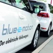 Electric Volkswagen Golf Blue-E-Motion prototype – a preview test drive in Wolfsburg, Germany