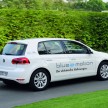 Electric Volkswagen Golf Blue-E-Motion prototype – a preview test drive in Wolfsburg, Germany