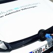 Electric Volkswagen Golf Blue-E-Motion prototype – a preview test drive in Wolfsburg, Germany
