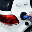 Electric Volkswagen Golf Blue-E-Motion prototype – a preview test drive in Wolfsburg, Germany