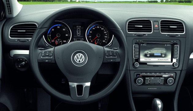 Electric Volkswagen Golf Blue-E-Motion prototype – a preview test drive in Wolfsburg, Germany