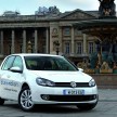 Electric Volkswagen Golf Blue-E-Motion prototype – a preview test drive in Wolfsburg, Germany
