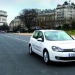 Electric Volkswagen Golf Blue-E-Motion prototype – a preview test drive in Wolfsburg, Germany