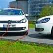 Electric Volkswagen Golf Blue-E-Motion prototype – a preview test drive in Wolfsburg, Germany